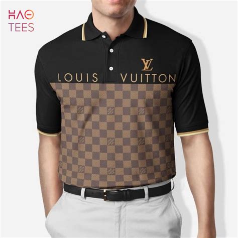 louis vuitton black polo|louis vuitton white polo shirt.